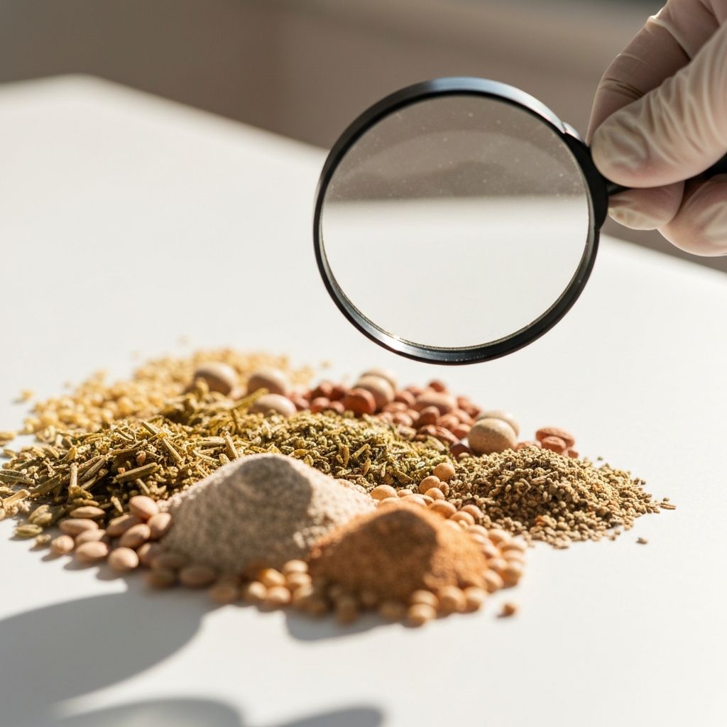 Reviewing ingredients